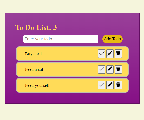 To-do list Project